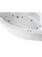 Sanplast Comfort bathtub with hydromassage 180x120 left and right side